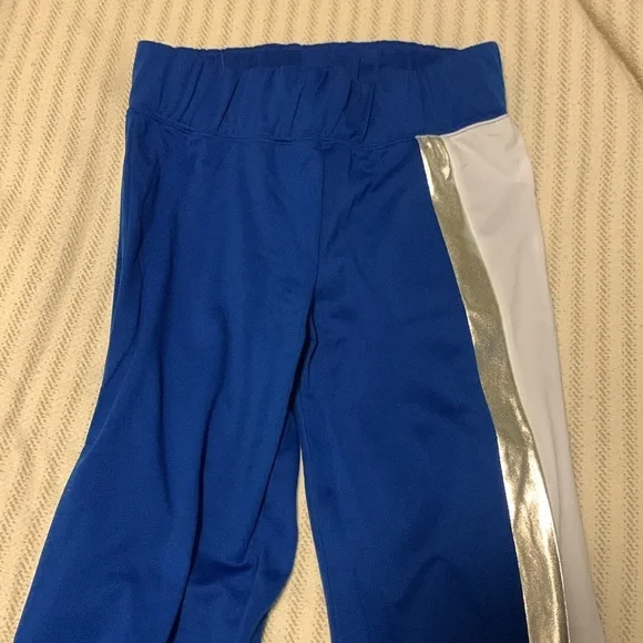 Augusta Sportswear Aurora Warm Up Jacket Pants Royal Blue White Metallic Large